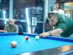 joueur de billard